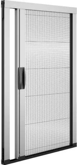 Σίτα Viomal Πόρτας Πλισέ Λευκό από Αλουμίνιο 235x210cm E-0044