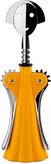 Τιρμπουσόν Alessi Anna G Κίτρινο με Πτερύγια