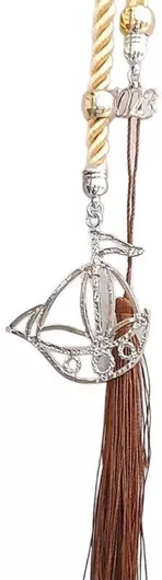 Γούρι Kalliopisilver 2025 Χειροποίητο Κρεμαστό Καράβι από Μέταλλο Ασημί 6x45cm