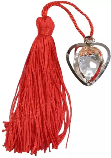 Γούρι Kalliopisilver 2025 Χειροποίητο από Γυαλί Ασημί 3.5x4cm