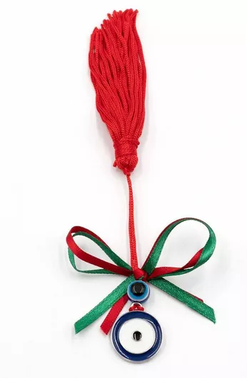 Poco Loco Χειροποίητο Γούρι Μάτι από Μέταλλο