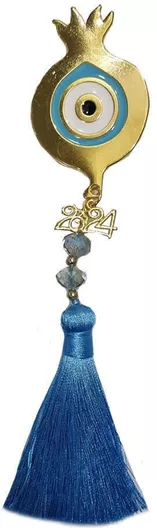 Γούρι Ρόδι Γαλάζιο