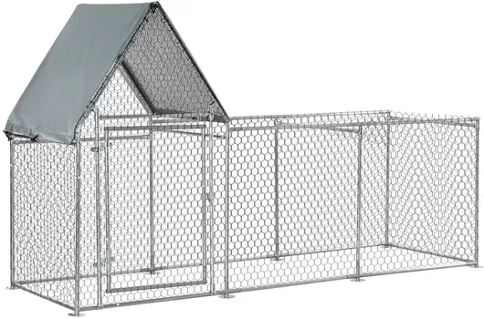 Κοτέτσι Pawhut 3.02 x 1.72 x 1.07m Μεταλλικό