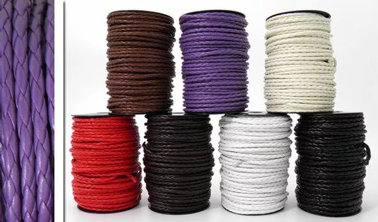Κορδόνι  Δερματίνη Καφέ 4.5mm x 50m
