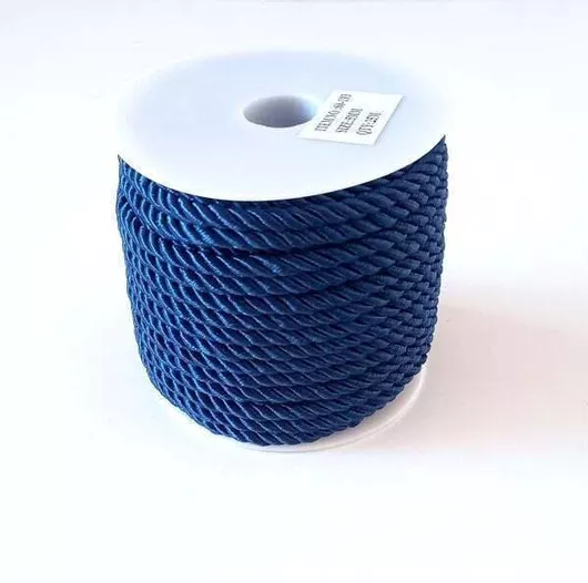 ΚΟΡΔΟΝΙ ΤΡΙΚΛΩΝΟ 5ΜΜΧ25Μ (ΜΠΛΕ NAVY) ΣΑΤΕΝ