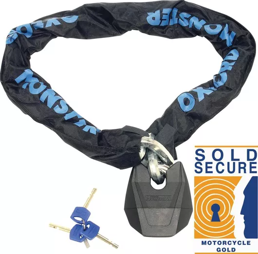 Oxford Monster XL Chain & Padlock 14.5mm 2m