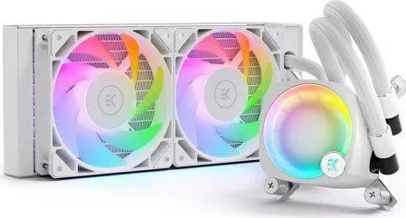 Υδρόψυξη Επεξεργαστή Ekwb Nucleus AIO CR240 Lux D-RGB Διπλού Ανεμιστήρα 120mm για Socket AM4/AM5/1700/1200/115x Λευκή
