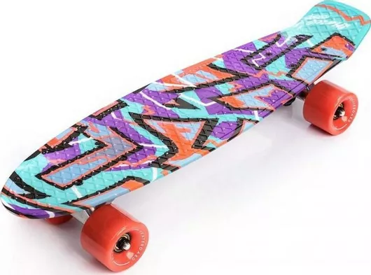 Complete Penny Board Meteor Graffiti 5.90" Πολύχρωμο