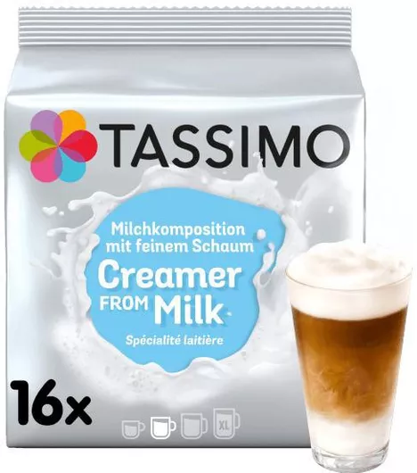 Tassimo Κάψουλες Creamer From Milk Συμβατές με Μηχανή Tassimo 16τμχ