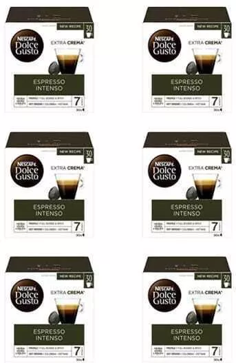 Κάψουλες Espresso Nescafe Intenso Συμβατές με Μηχανή Dolce Gusto 180caps