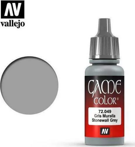Χρώμα Μοντελισμού Acrylicos Vallejo Game Color Stonewall Grey 17ml