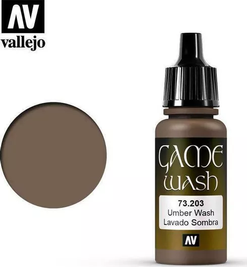 Χρώμα Μοντελισμού Acrylicos Vallejo Game Color Umber Wash 17ml