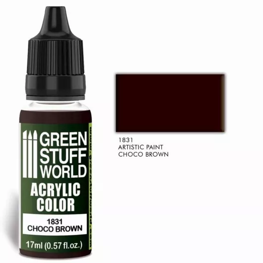 Χρώμα Μοντελισμού Green Stuff World Καφέ 17ml