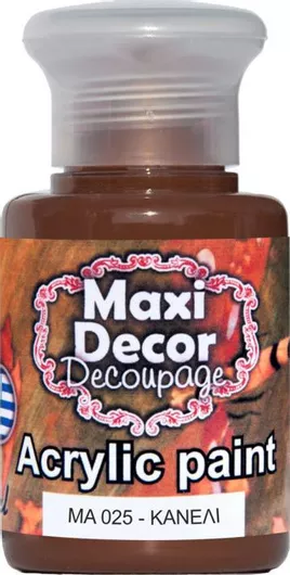 Maxi Decor Ακρυλικό Χρώμα Κανελί 60ml