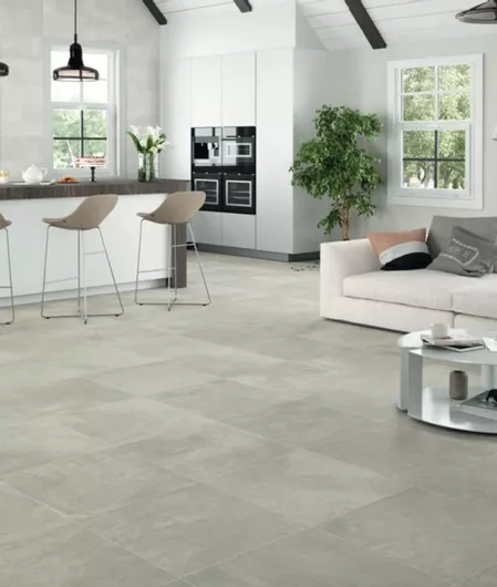 Πλακάκι Keratile Rodano Δαπέδου Εσωτερικού Χώρου από Γρανίτη Ματ 60x60cm Γκρι