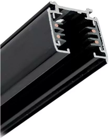 GK Ράγα Στερέωσης για Φωτιστικά από Αλουμίνιο Μαύρη 43-000078