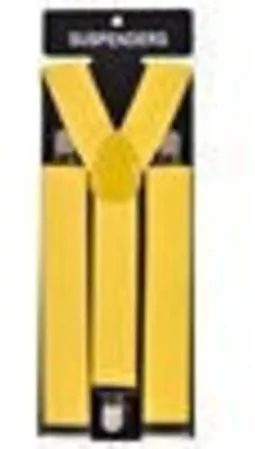 Αποκριάτικη Τιράντα Κίτρινη