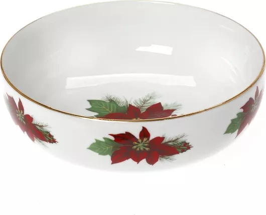 Cryspo Trio Σαλατιέρα Πορσελάνινη 23x8.5cm Αλεξανδρινό