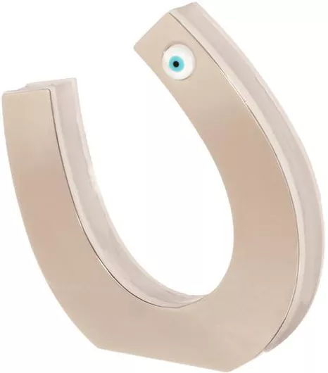 Επιτραπέζιο Γούρι Πέταλο Πλεξιγκλάς Μπεζ