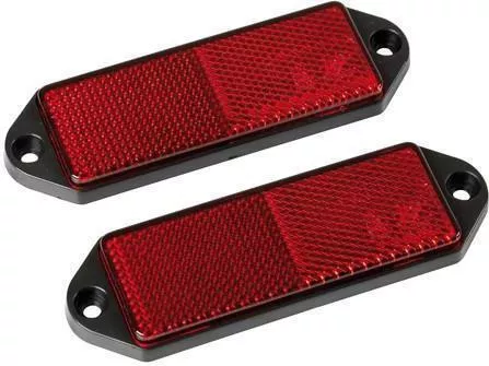 Αντανακλαστικά Φορτηγού Lampa Euro-Norm 90x35mm Σετ 2τμχ Κόκκινο