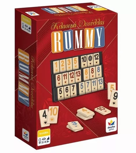 Επιτραπέζιο Παιχνίδι Desyllas Games Rummy για 2-4 Παίκτες για 8+ Ετών