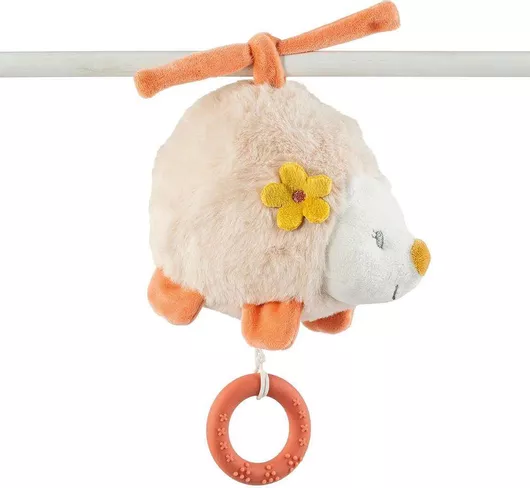 Μουσικό Παιχνίδι Nattou Μουσικό Σκατζοχοιράκι Μίνι Zoe 22x18x11cm Light Beige για 5+ Ετών