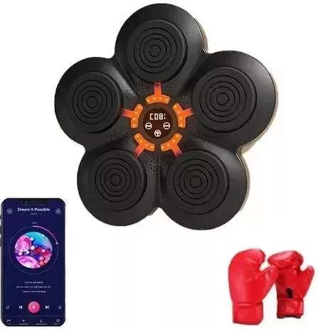 Μποξ WS1403 Μουσικό Ταμπλό με Γάντια Τοίχου Μαύρο