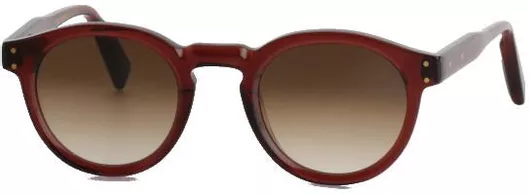 Ανδρικά Γυαλιά Ηλίου Steve McQueen BUDS-156-47 με Κοκκάλινο Σκελετό Μπορντό