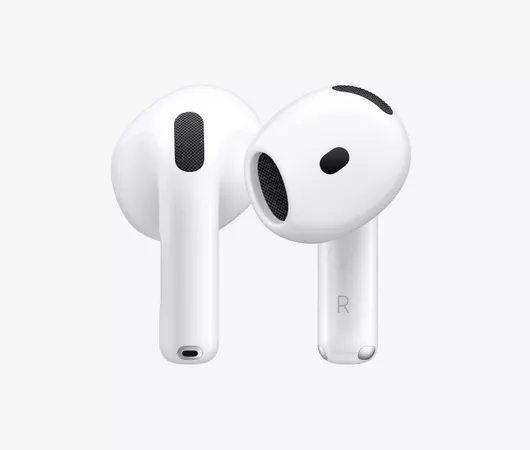 Apple AirPods 4 with Active Noise Cancellation Earbud με Αντοχή στον Ιδρώτα & Θήκη Φόρτισης Λευκό