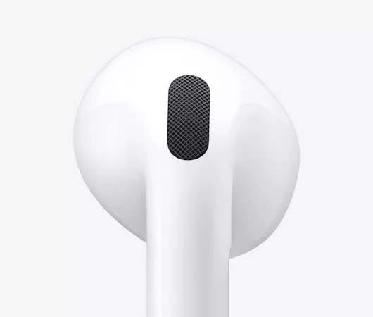 Apple AirPods 4 with Active Noise Cancellation Earbud με Αντοχή στον Ιδρώτα & Θήκη Φόρτισης Λευκό