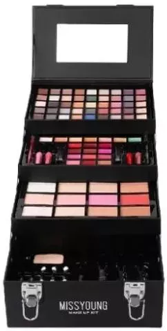 Βαλιτσάκι Μακιγιάζ Miss Young Make Up Kit Mαύρο