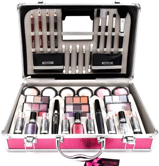Σετ Βαλιτσάκι Μακιγιάζ Miss Young Make up Ροζ