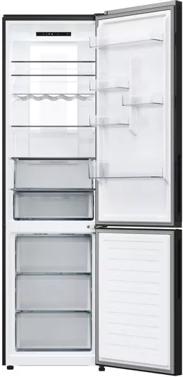 Candy Ψυγειοκαταψύκτης 409lt NoFrost Υ205xΠ59.5xΒ66.7εκ. Μαύρος CNCQ4T620EB