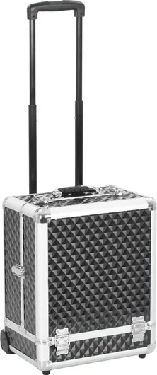 Βαλιτσάκι Αισθητικής vidaXL Μαύρο Υ45xΠ35xΒ29cm
