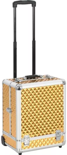 Βαλιτσάκι Αισθητικής vidaXL Χρυσό Υ45xΠ35xΒ29cm