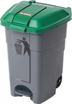 Κάδος Απορριμμάτων Araven Πλαστικός 50lt Πράσινος