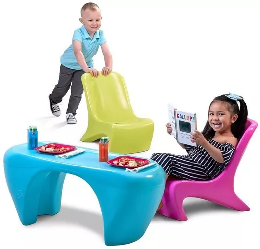 Σετ Παιδικό Τραπέζι με Καρέκλες από Πλαστικό