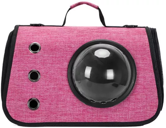 Τσάντα για Μεταφορά Σκύλου / Γάτας Ροζ Μ43xΠ29xΥ24cm