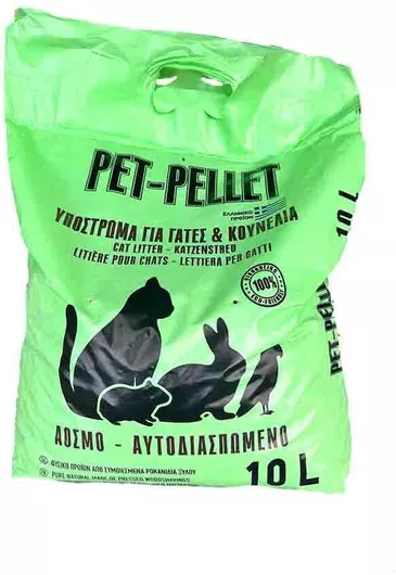 Γάτα Pellet 5kg 10lt