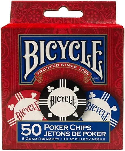 Τράπουλα Bicycle Σετ για Poker Μπλε