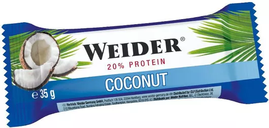 Μπάρες Weider Fitness Bar 35g Καρύδα 24xμπάρες Καρύδα