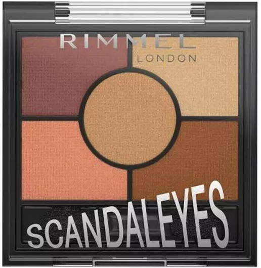 Παλέτα με Σκιές Ματιών Rimmel London Scandaleyes Shadow #005-sunset Bronze 3.80 Gr.