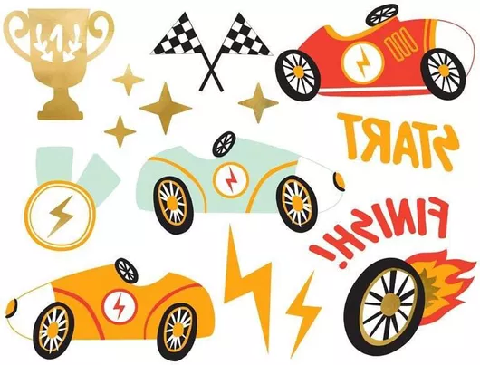 Παιχνίδια Ομορφιάς Τατουάζ Αυτοκίνητα Rallye / 11 Τem.