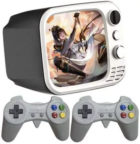 Ηλεκτρονική Παιδική Ρετρό Κονσόλα Mini Tv 2 Τηλεχειριστήρια