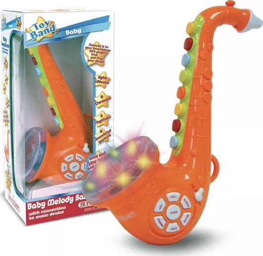 Bontempi Πνευστό Μουσικό Παιχνίδι Σαξόφωνο για 2+ Ετών