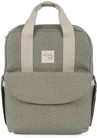 Τσάντα Αλλαξιέρα Backpack Poppy Olive Πουά | Walking Mum 1120800322