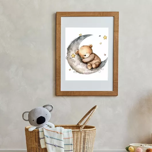 Πόστερ Κοιμισμένο Αρκουδάκι-30x40cm