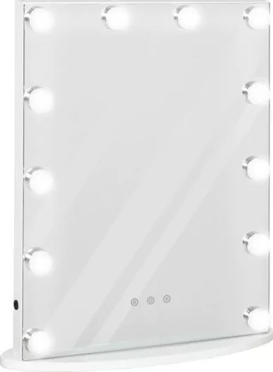 HomCom Επιτραπέζιος Καθρέπτης με LED 41.5 x 13.5 x 51 cm