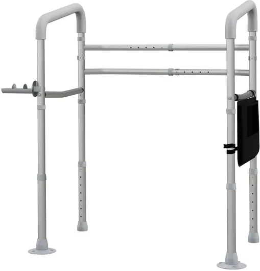 Τουαλέτα Homcom Μπράτσα Ρυθμιζόμενα Ύψος Πλάτος 2 Πόδια Βεντούζας