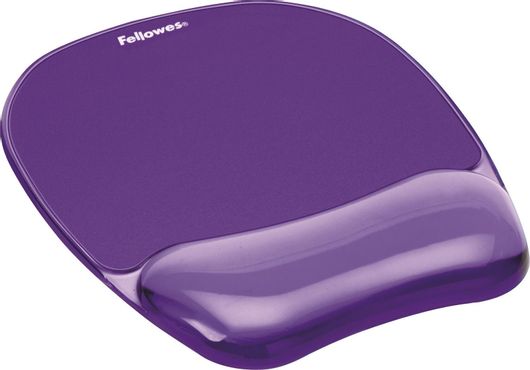 Mouse Pad Fellowes Gel 202mm με Στήριγμα Καρπού Μοβ
